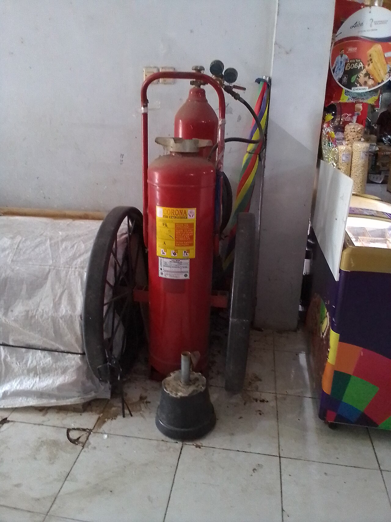 Operasi pemadaman kebakaran lubukbaja